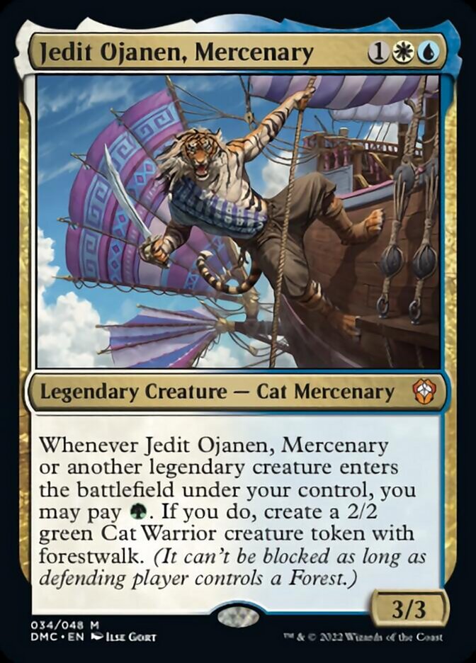 Jedit Ojanen, Mercenary [Dominaria United Commander] | Enigma On Main