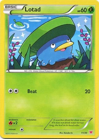 Lotad (11/30) [XY: Trainer Kit 2 - Latias] | Enigma On Main