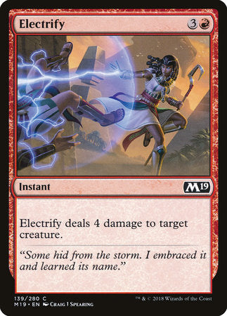 Electrify [Core Set 2019] | Enigma On Main