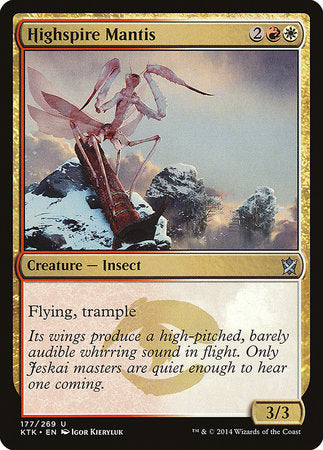 Highspire Mantis [Khans of Tarkir] | Enigma On Main