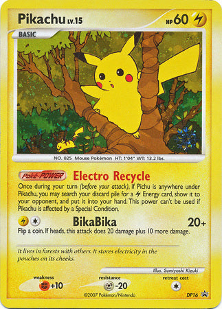 Pikachu (DP16) [Countdown Calendar Promos] | Enigma On Main