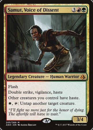 Samut, Voice of Dissent [Amonkhet] | Enigma On Main