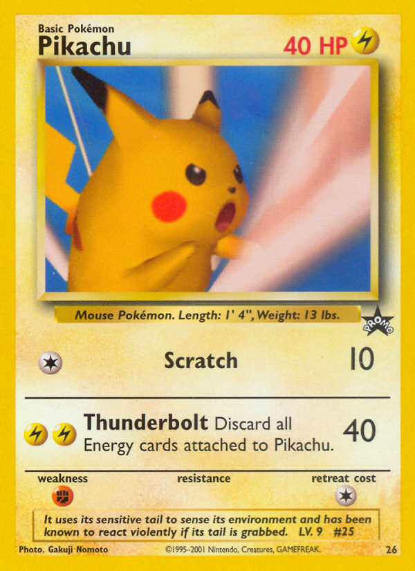 Pikachu (26) [Wizards of the Coast: Black Star Promos] | Enigma On Main