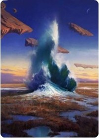 Flooded Strand Art Card [Zendikar Rising Art Series] | Enigma On Main