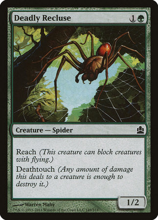 Deadly Recluse [Commander 2011] | Enigma On Main