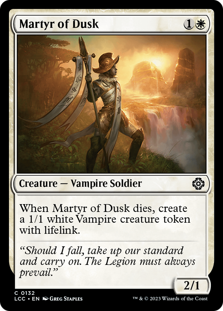 Martyr of Dusk [The Lost Caverns of Ixalan Commander] | Enigma On Main