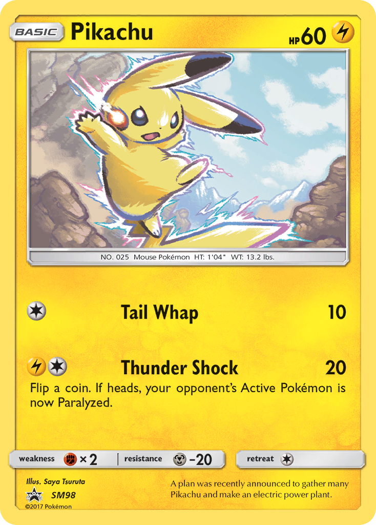 Pikachu (SM98) [Sun & Moon: Black Star Promos] | Enigma On Main