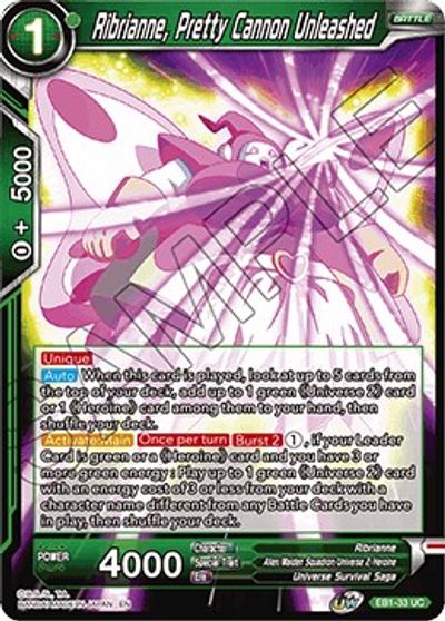 Ribrianne, Pretty Cannon Unleashed (EB1-033) [Battle Evolution Booster] | Enigma On Main