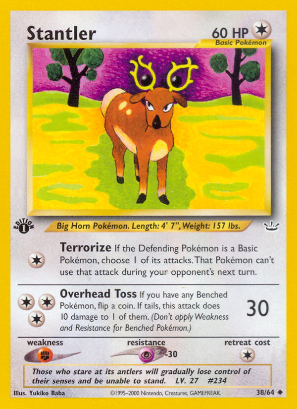 Stantler (38/64) [Neo Revelation 1st Edition] | Enigma On Main