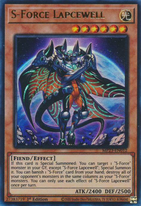 S-Force Lapcewell [MP23-EN012] Ultra Rare | Enigma On Main