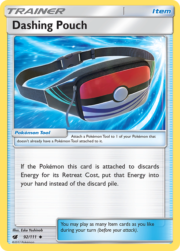 Dashing Pouch (92/111) [Sun & Moon: Crimson Invasion] | Enigma On Main