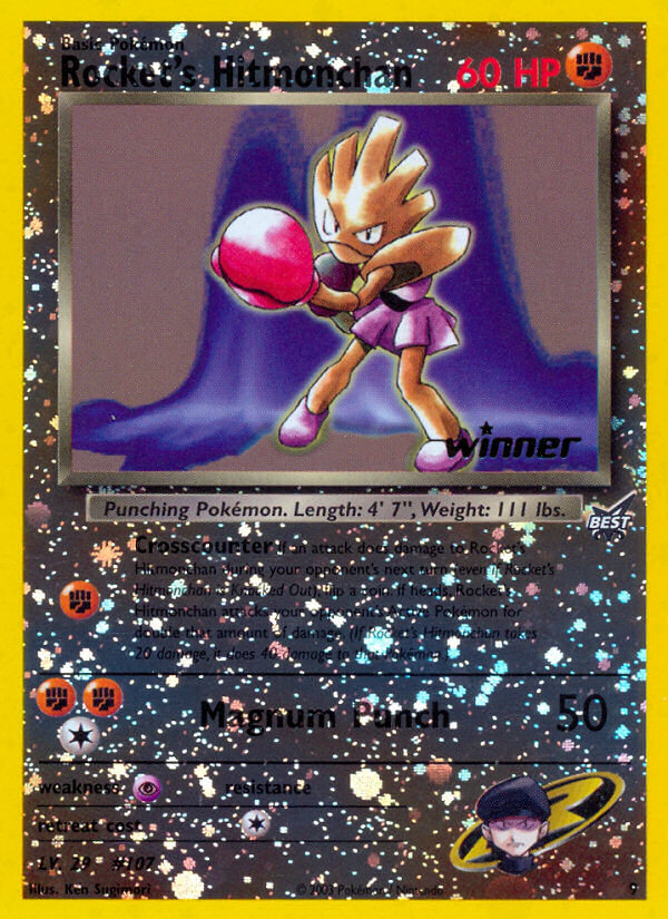 Rocket's Hitmonchan (9) (Winner) [Best of Promos] | Enigma On Main