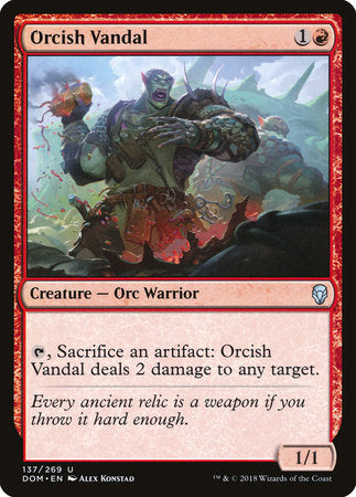 Orcish Vandal [Dominaria] | Enigma On Main