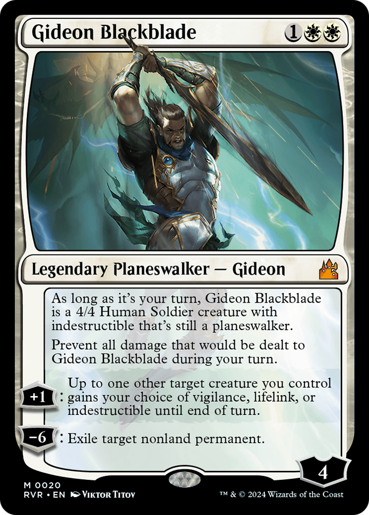 Gideon Blackblade [Ravnica Remastered] | Enigma On Main