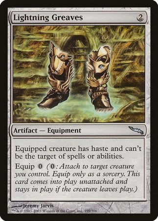 Lightning Greaves [Mirrodin] | Enigma On Main