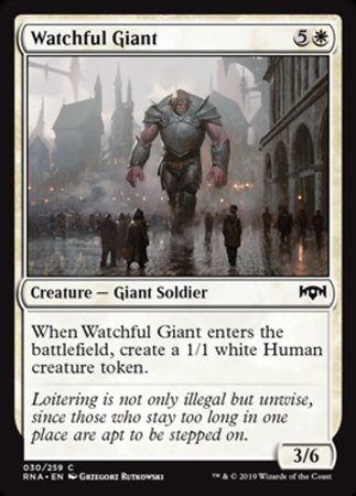 Watchful Giant [Ravnica Allegiance] | Enigma On Main