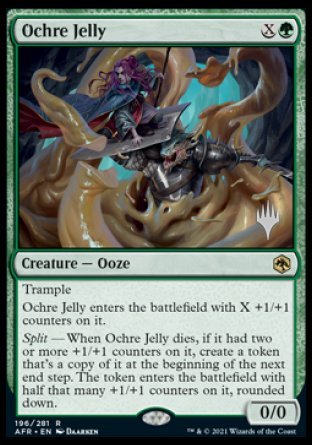 Ochre Jelly (Promo Pack) [Dungeons & Dragons: Adventures in the Forgotten Realms Promos] | Enigma On Main