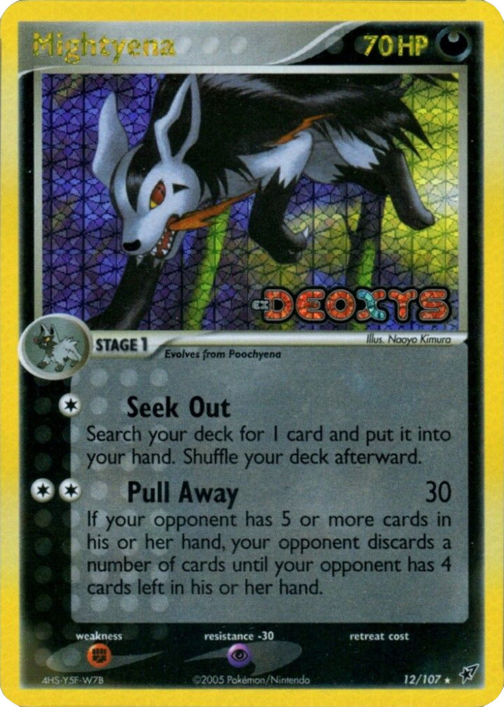 Mightyena (12/107) (Stamped) [EX: Deoxys] | Enigma On Main