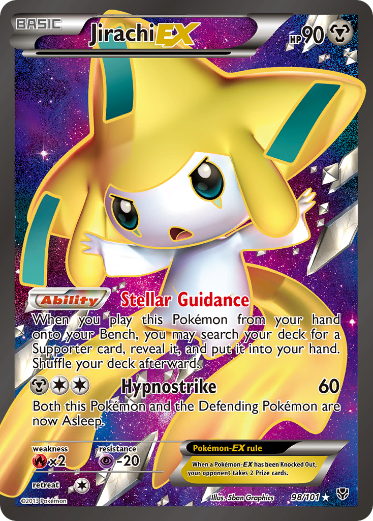 Jirachi EX (98/101) [Black & White: Plasma Blast] | Enigma On Main