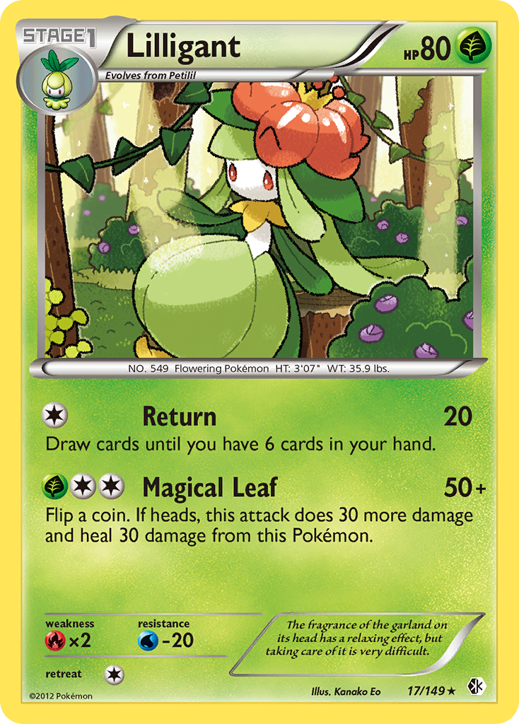 Lilligant (17/149) [Black & White: Boundaries Crossed] | Enigma On Main