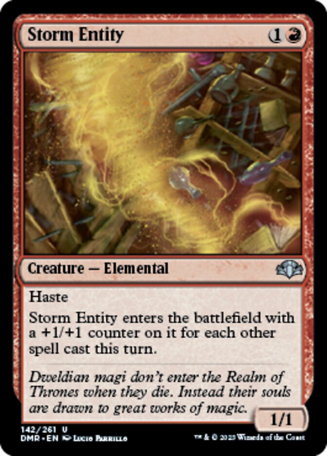 Storm Entity [Dominaria Remastered] | Enigma On Main