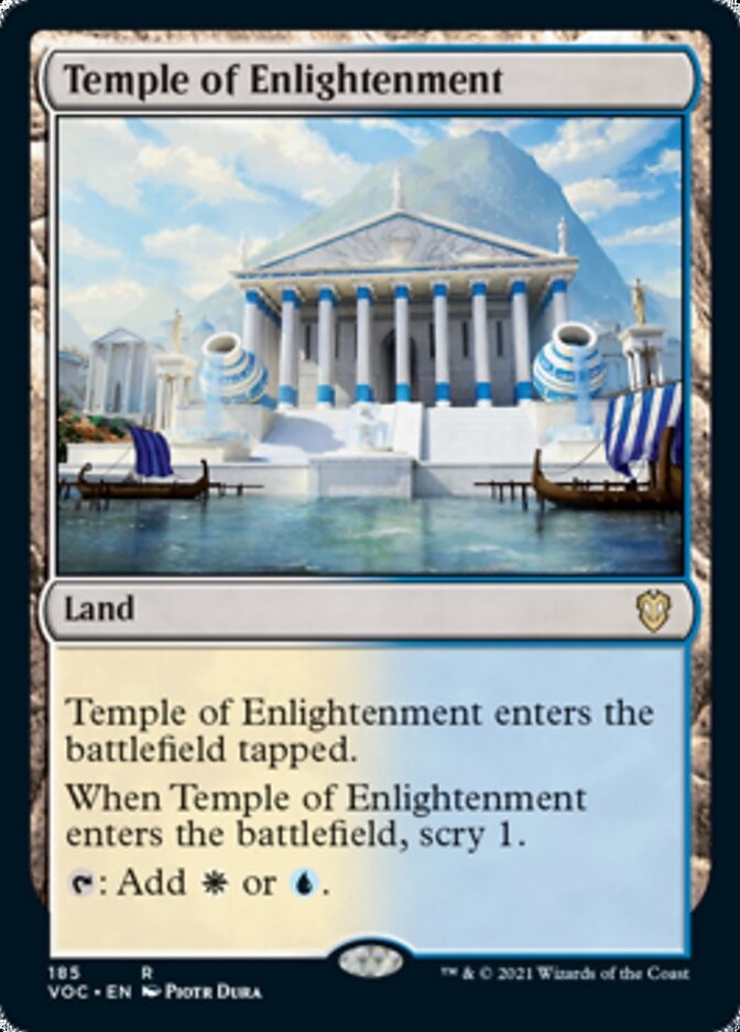 Temple of Enlightenment [Innistrad: Crimson Vow Commander] | Enigma On Main