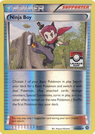 Ninja Boy (103/114) (League Promo) [XY: Steam Siege] | Enigma On Main