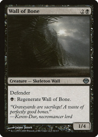 Wall of Bone [Duel Decks: Garruk vs. Liliana] | Enigma On Main