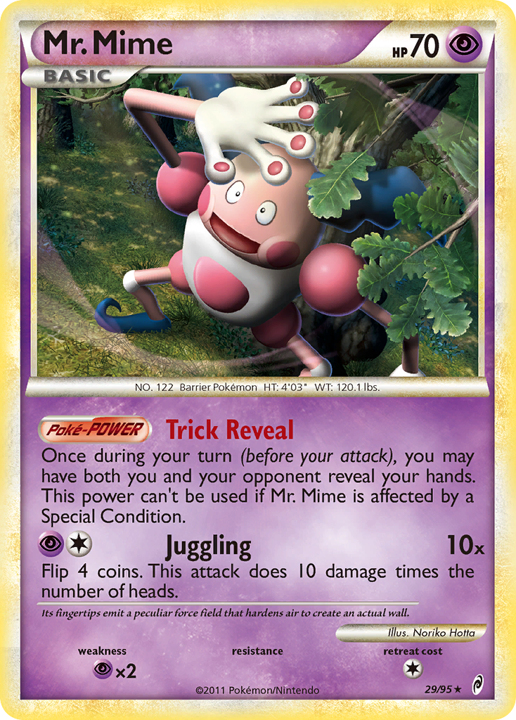 Mr. Mime (29/95) [HeartGold & SoulSilver: Call of Legends] | Enigma On Main