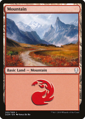 Mountain (262) [Dominaria] | Enigma On Main