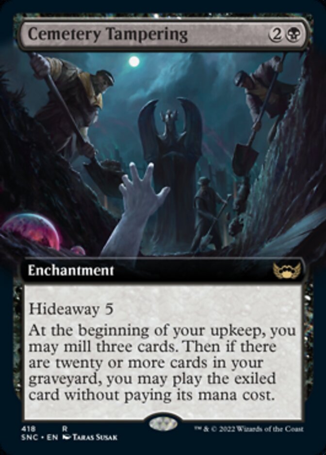 Cemetery Tampering (Extended Art) [Streets of New Capenna] | Enigma On Main