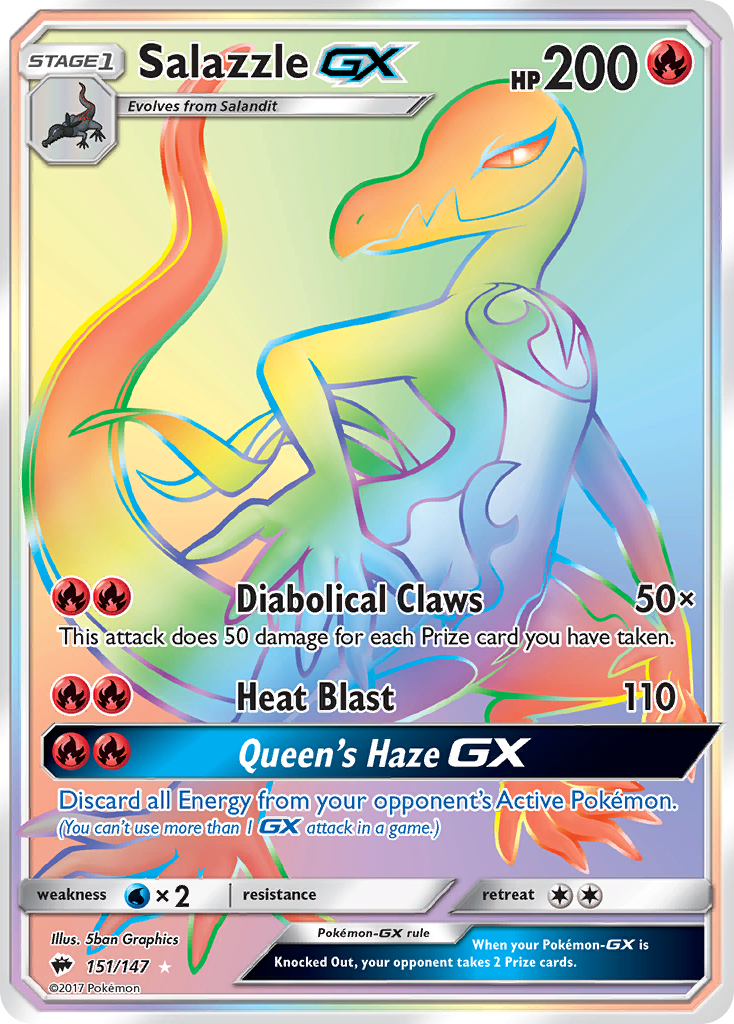 Salazzle GX (151/147) [Sun & Moon: Burning Shadows] | Enigma On Main