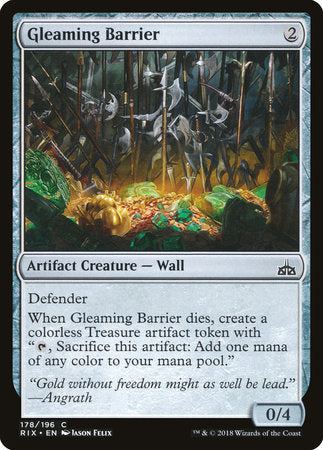 Gleaming Barrier [Rivals of Ixalan] | Enigma On Main