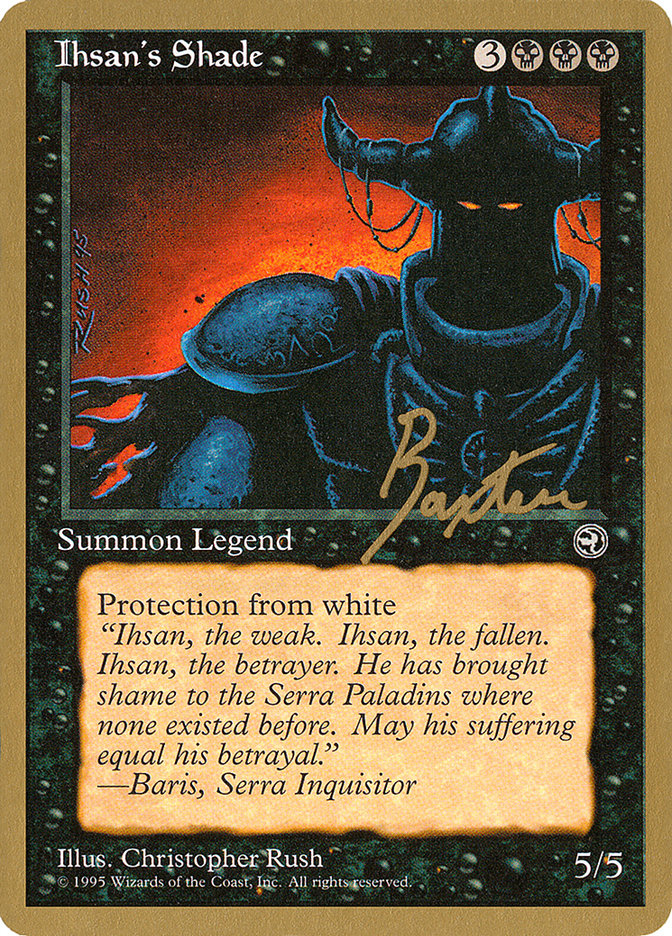 Ihsan's Shade (George Baxter) [Pro Tour Collector Set] | Enigma On Main