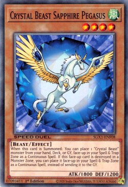 Crystal Beast Sapphire Pegasus [SGX1-ENF08] Common | Enigma On Main