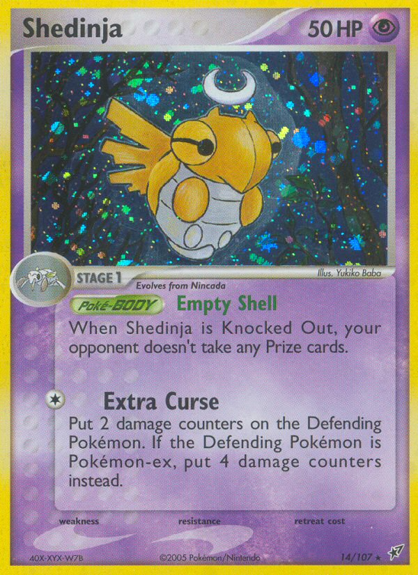 Shedinja (14/107) [EX: Deoxys] | Enigma On Main