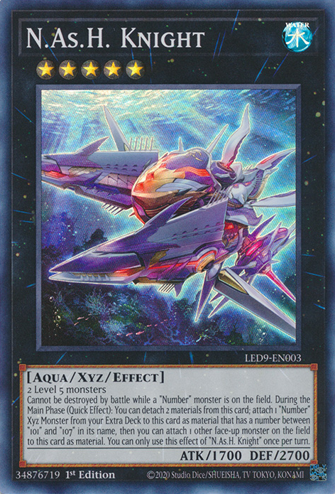 N.As.H. Knight [LED9-EN003] Super Rare | Enigma On Main