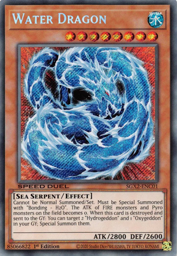 Water Dragon [SGX2-ENC01] Secret Rare | Enigma On Main