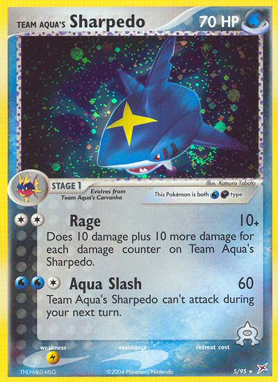 Team Aqua's Sharpedo (5/95) [EX: Team Magma vs Team Aqua] | Enigma On Main