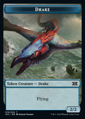 Drake // Soldier Double-sided Token [Double Masters 2022 Tokens] | Enigma On Main