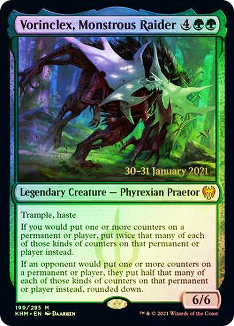 Vorinclex, Monstrous Raider  [Kaldheim Prerelease Promos] | Enigma On Main