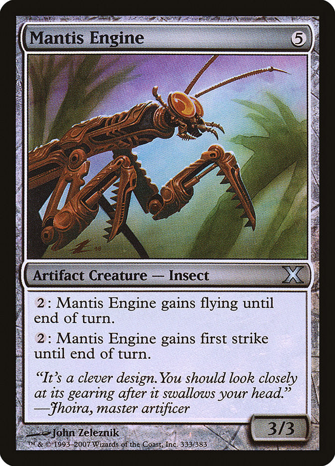 Mantis Engine (Premium Foil) [Tenth Edition] | Enigma On Main