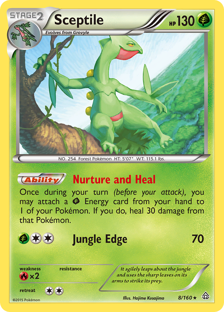 Sceptile (8/160) [XY: Primal Clash] | Enigma On Main