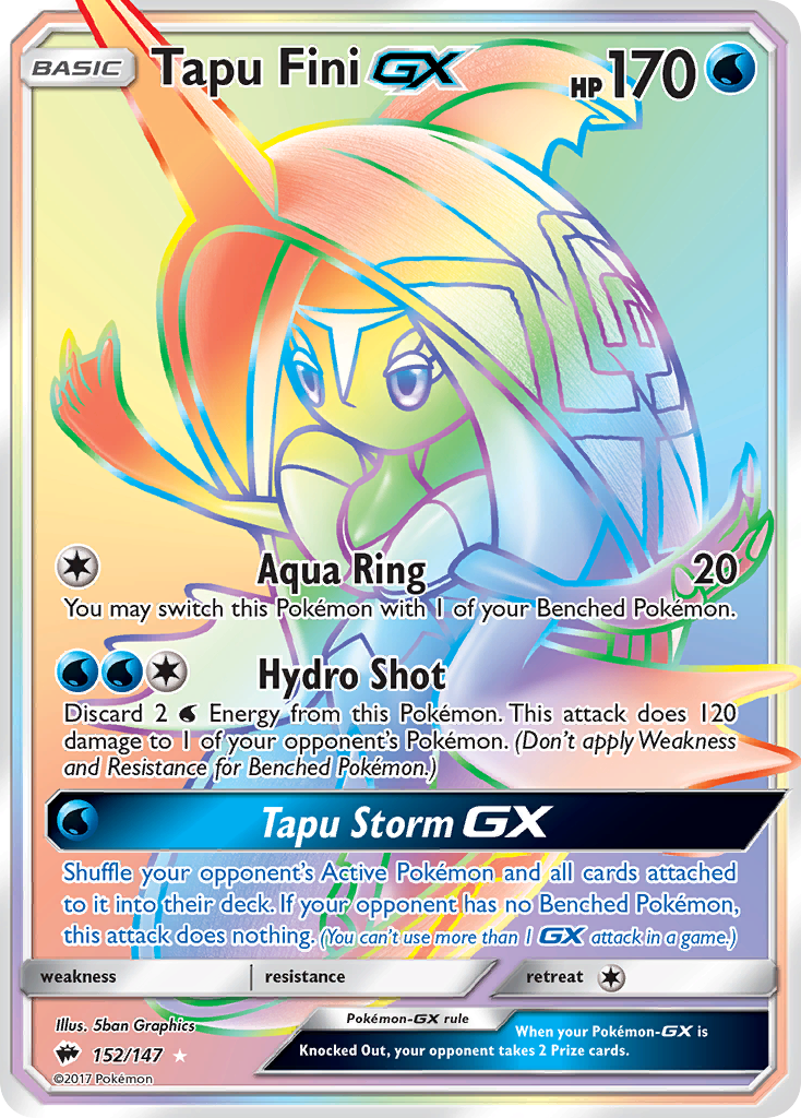 Tapu Fini GX (152/147) [Sun & Moon: Burning Shadows] | Enigma On Main