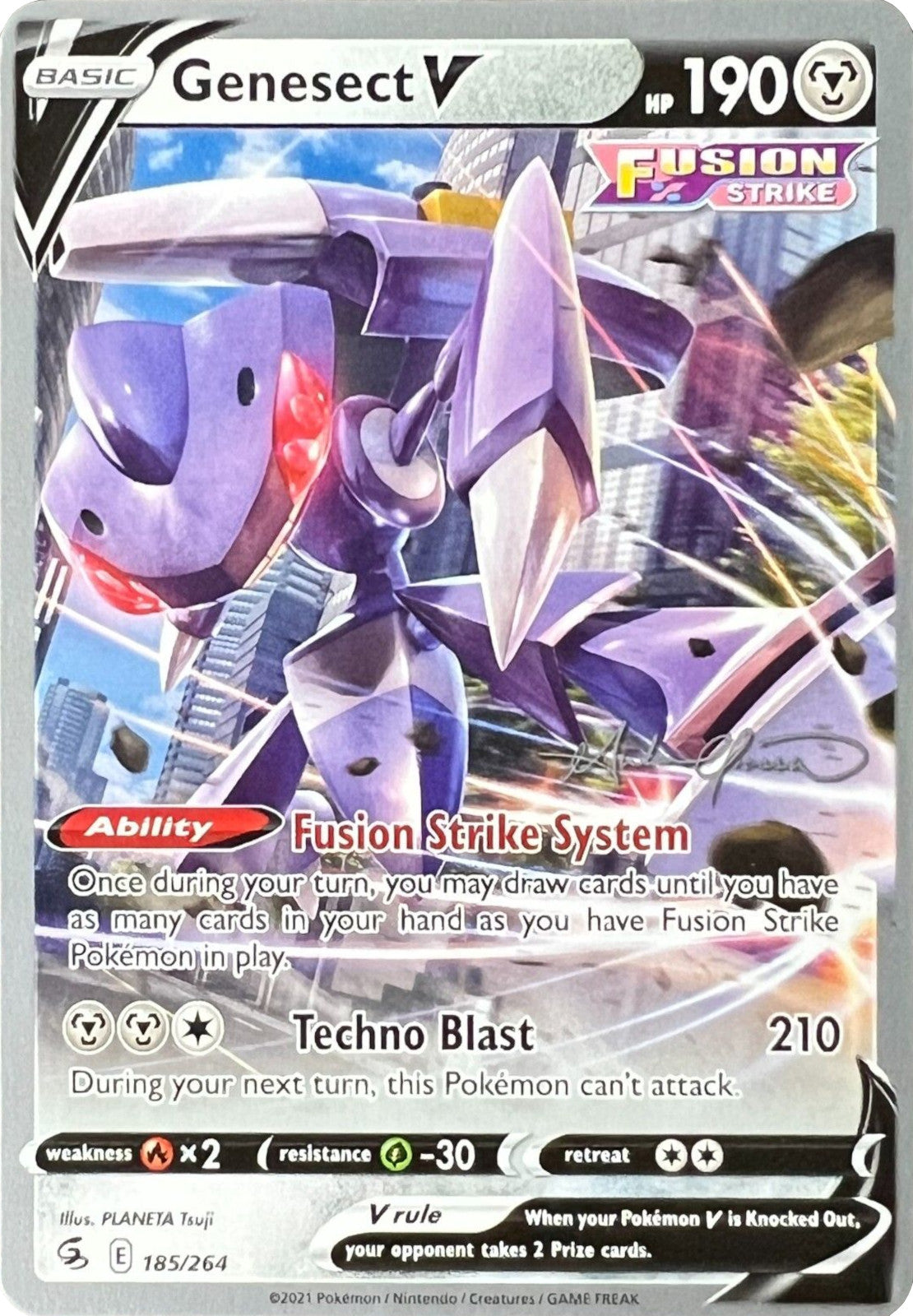 Genesect V (185/264) (The Shape of Mew - Andre Chiasson) [World Championships 2022] | Enigma On Main