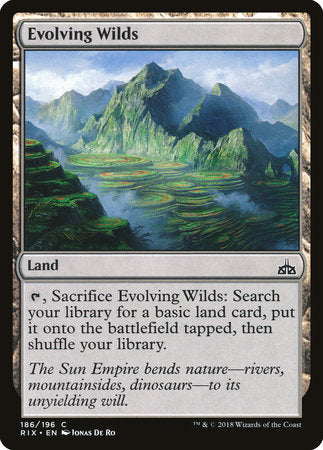 Evolving Wilds [Rivals of Ixalan] | Enigma On Main