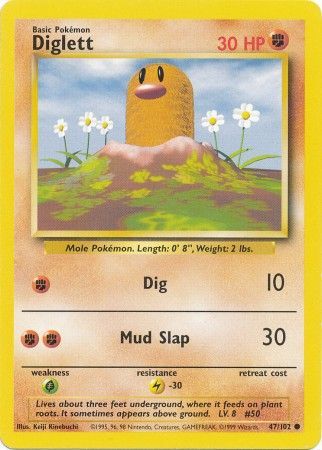 Diglett (47/102) [Base Set Unlimited] | Enigma On Main