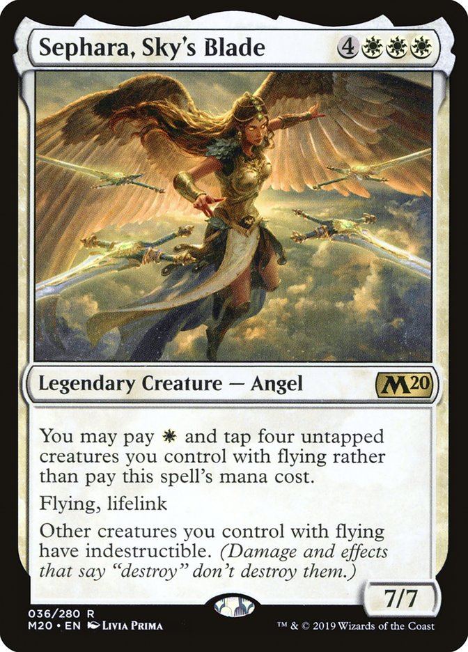 Sephara, Sky's Blade [Core Set 2020] | Enigma On Main