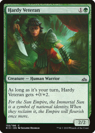 Hardy Veteran [Rivals of Ixalan] | Enigma On Main