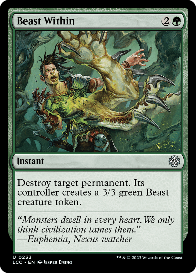 Beast Within [The Lost Caverns of Ixalan Commander] | Enigma On Main